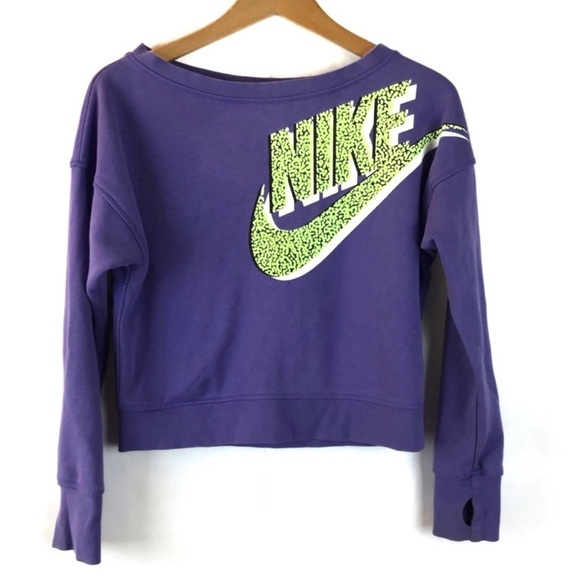 Nike Purple Lime Sweatshirt 